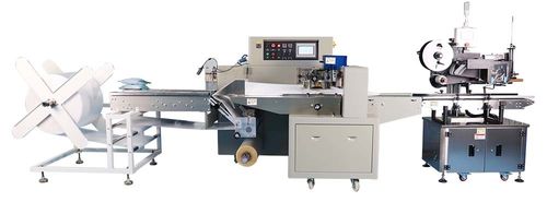 Latest company case about Customized bubble film wrapping real time labeling packing line