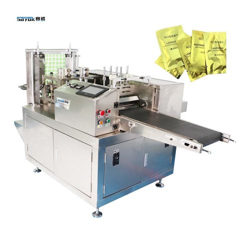 Latest company case about High productivity four side packing machine for car fragrance tablets
