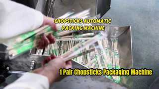 High Speed Disposable Chopsticks Packaging Machine