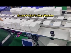 2.5KW 4 Side Seal Packaging Machine Mechanical Medical Gauze Packing Machine