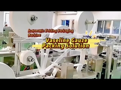 High Efficient Vaseline Gauze Folding Packing Line Automatic Packing Solutions