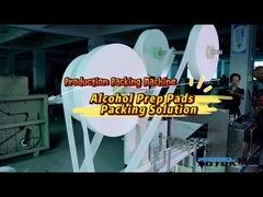 Wound Alcohol Swab Machine Automatic Pads Packing Machine 3KW
