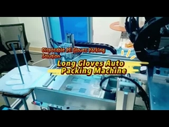 Automatic Packaging Folding And Sealing Machine Household Long PE Gloves 1 Pair Pack
