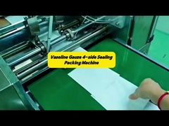 Automatic Servo Vaseline Gauze Medical Packing Machine 4-side Seal Machine