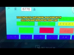 Tube Products Automatic Cartoning Machine with Cellophane End Line Wrapping Machine 