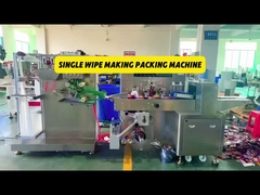 220V Single Piece Wet Wipe Making Packing Machine 2 in 1 Machinery