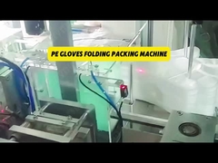 40g Single Shiny PE Glove Packing Machine Fully Automatic Streamline Operations