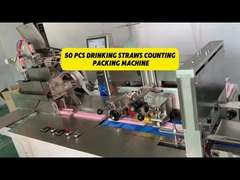 50 Pieces Soy Milk Straws Automatic Counting And Packing Machine 220V 3KW