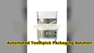 Automatic Toothpick Filling Machine for Plastic Boxes