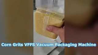 14 Head Weigher + VFFS Vacuum Packing Machine For Corn Grits Easy Storage Pack