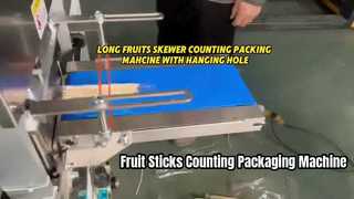 Medium Fruit Skewers Automatic Counting Packaging Machine