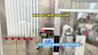 8 PCS Bag Mini Wet Wipes Production Line With Slittings