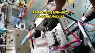 Low Price Facial Tissues Semi-auto Bagging Sealing Machine