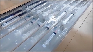 Syringe Four Side Packing Machine Thermoforming Machine 
