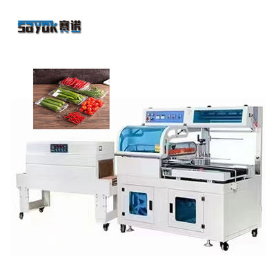 Good price POF Film Heat Shrink Wrap Machine 220v Vegetable Fruits With Tray online