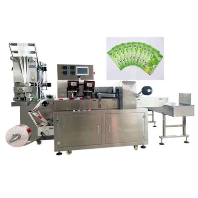 Good price 3.8KW Wet Wipes Packing Machine 650KG Non Woven Wipe Packing Line​ online