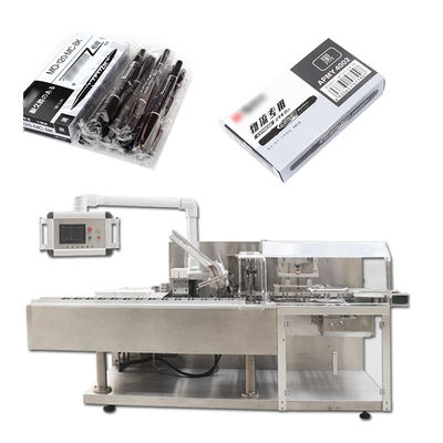 Good price Intact Box Automatic Cartoning Machine 220V Stationery Markers Packaging online