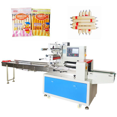 Good price Continuous Pillow Sealing Machine 2.5KW Flow Packing Machine Sausage online