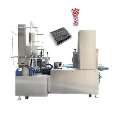 Good price Fruit Juice Straw Packaging Machine Automatic Counting And Packing online