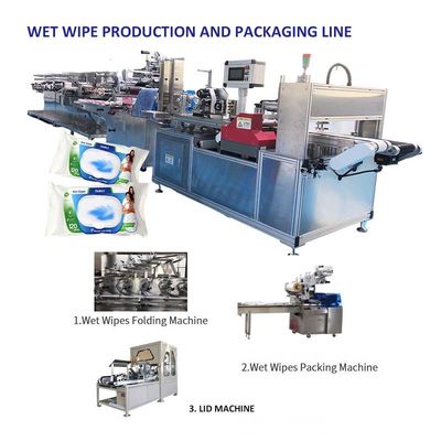 Quality  PLC Control 5 Slitting Lane Wipe Making Machine With 1 Year Warranty factory