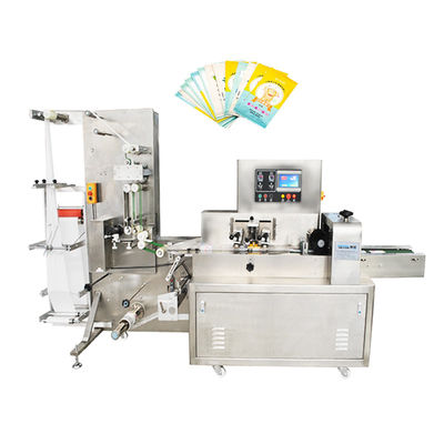 Good price 220v Wet Wipes Packing Machine Servo Driven Punching Labeling Wet Tissue online