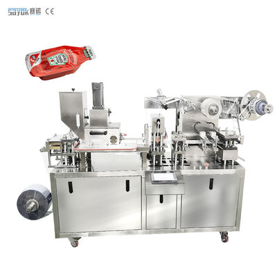 Good price Accuracy Honey Blister Packaging Machine Olive Oil Mini Liquid Blister Packing Equipment online