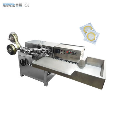 Good price 2.5KW Full Automatic Packing Machinery Natural Rubber Latex Bulk Condom Sealing Foiling Machine online
