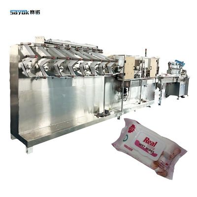 Good price 300 - 400 Cut High Productivity Wet Wipes Packing Machine For 30-120 Pcs Pack online