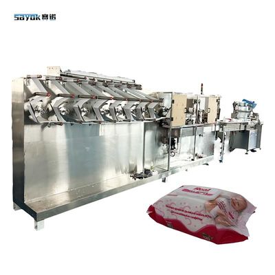 Good price 9.6 KW 3300KG Baby Wipe Packing Machine For Plastic Packaging 30-120 Piece online