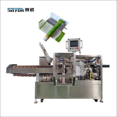 Good price 0.75 KW Motor Power Automatic Cartoning Machine With Imported PLC Full Computer Control System For Beauty Products online