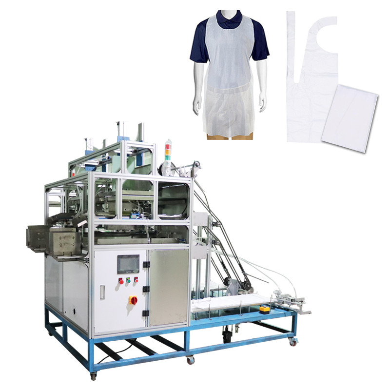 Automatic Apron Folding Wrapping Machine | Mechanical Driven Type