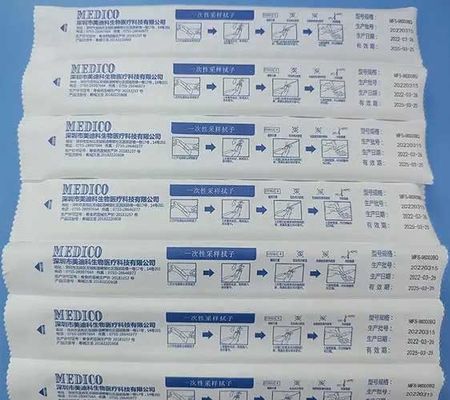 Multi Lanes Stretch Film Wrapping Packaging Machine Pharyngeal Swabs 14.5KW
