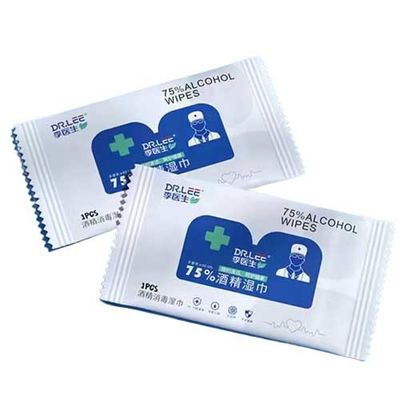 3.8KW Wipes Packaging Machine Individual Alcohol Wipe Packing Line