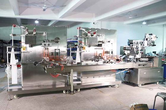 PLC Wet Wipes Packing Machine Automatic Refreshing Cleaning Single Wet Wipes Tissue Sachet Making Machine 220v