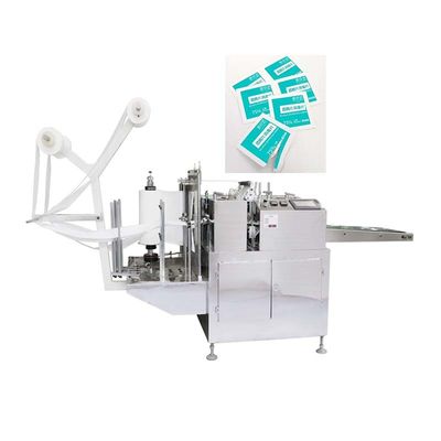 Horizontal Alcohol Swab Machine Mechanical 3KW Wipes Packaging Machine