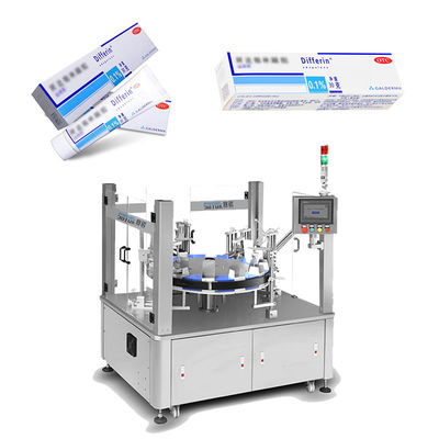 Rotary Vertical Automatic Cartoning Machine Delicate Medical Gel