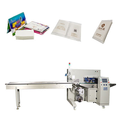 2.8KW Tissue Paper Pillow Packaging Machine 550kg Wallet Clip Type