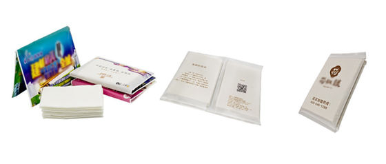 2.8KW Tissue Paper Pillow Packaging Machine 550kg Wallet Clip Type