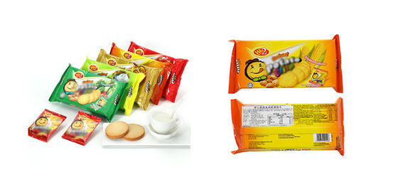 220v Biscuit Pillow Packaging Machine Continuous Packer Flow