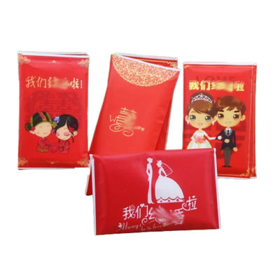 0.6Mpa Napkin Packaging Machine Horizontal Wallet Type Restaurant Advertising