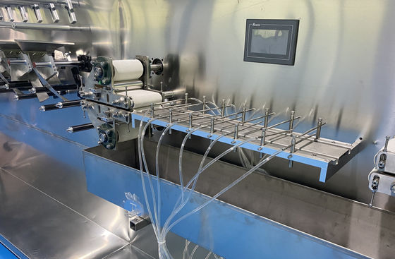 5 KW Wet Wipes Machine Baby Wet Wipe Slitting Folding Stacking Packing Machinery