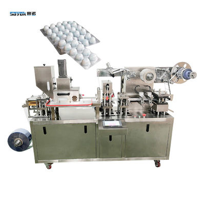 380V Thailand Alcohol Cotton Ball Blister Packing Machine Flat Plate Type