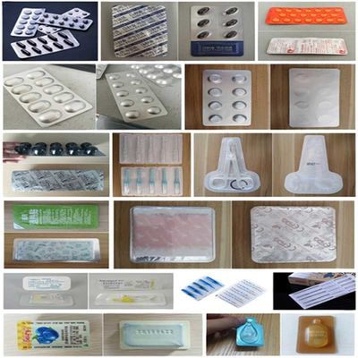 380V Thailand Alcohol Cotton Ball Blister Packing Machine Flat Plate Type