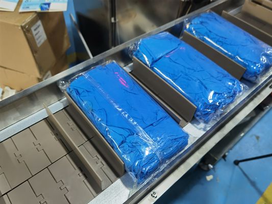 Fully Automatic Glove Packing Machine For 100 PCs Box Carton 50Hz 60Hz Frequency
