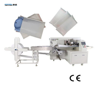Intelligent Garments T - Shirt Bubble Film Packaging Machine With 1M Feeding Conveyor