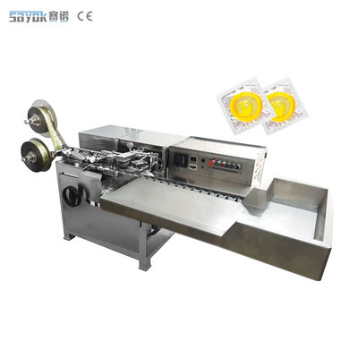Aluminum Film 4 Sides Sealing Condom Packing Machine Easy To Operate