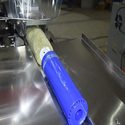 Dual Zone Shrink Surface Horizontal Film Wrapping Machine For Filter Element