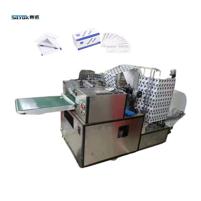High Speed Alcohol Pad Packaging Machine 6 Lanes With Slitting Automatic