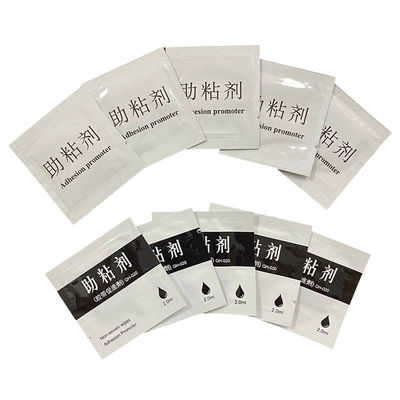 Mechanical 12mil Film Compatible Four Side Seal Packing Machine For Adhesion Promoter Portable Bag Pack