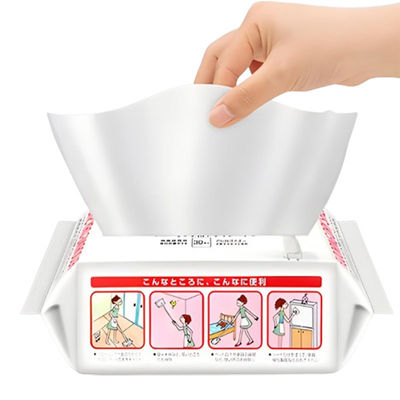 7.5 KW Automatic Wet Floor Wipes Making Packing Machine With Servo Control 8 Sets Wetting Head